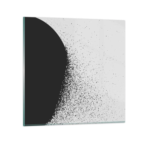 Impression sur verre - Image sur verre - Mouvement des molécules - 60x60 cm