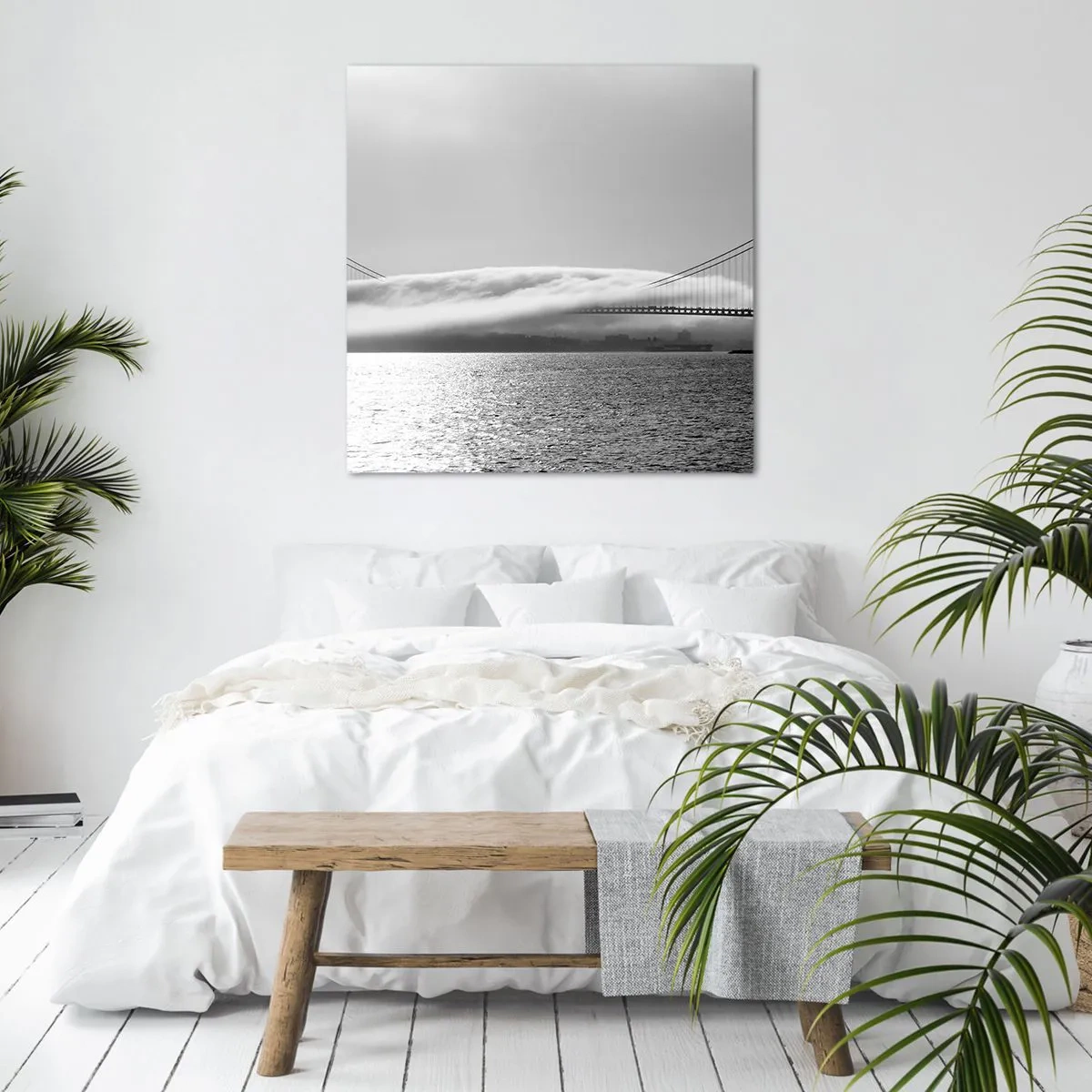 Impression sur toile - Image sur toile - Naviguez à travers les Portes des Étoiles - 30x30 cm
