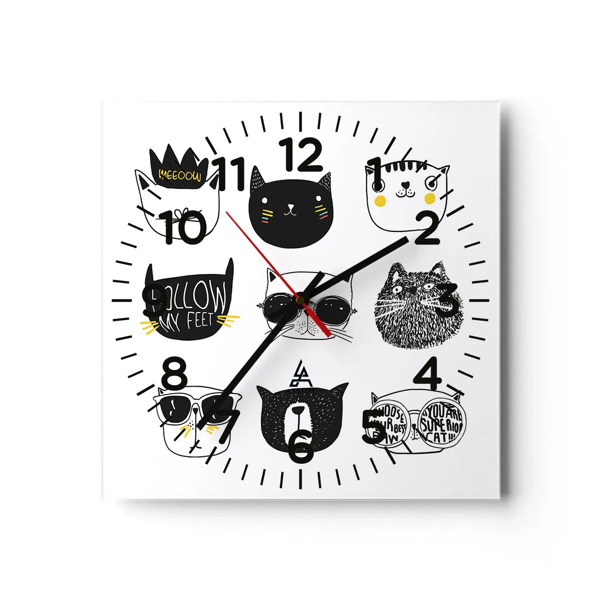 Horloge murale - Pendule murale - Tous les autres - 30x30 cm