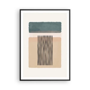 Affiche dans un cadre noir - Poster - Tout est en ordre - 70x100 cm