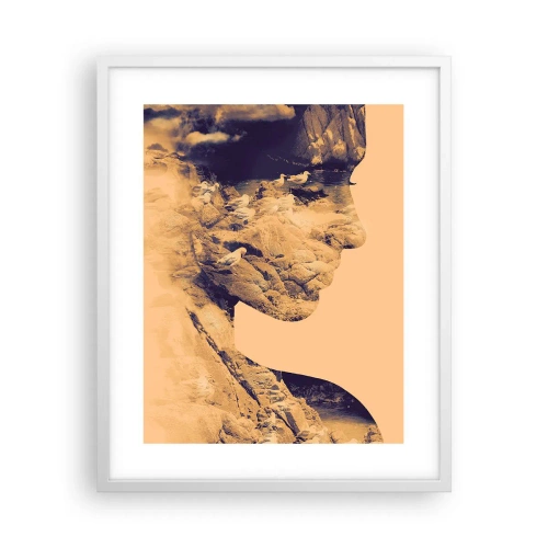 Affiche dans un cadre blanc - Poster - Beauté de la nature - 40x50 cm