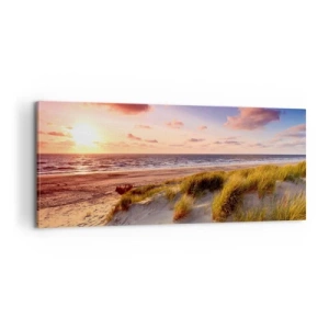 Impression sur toile - Image sur toile - L'air sent déjà l'été - 100x40 cm