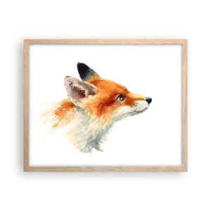 Affiche dans un chêne clair - Poster - Vous ne pouvez jamais être trop prudent - 50x40 cm