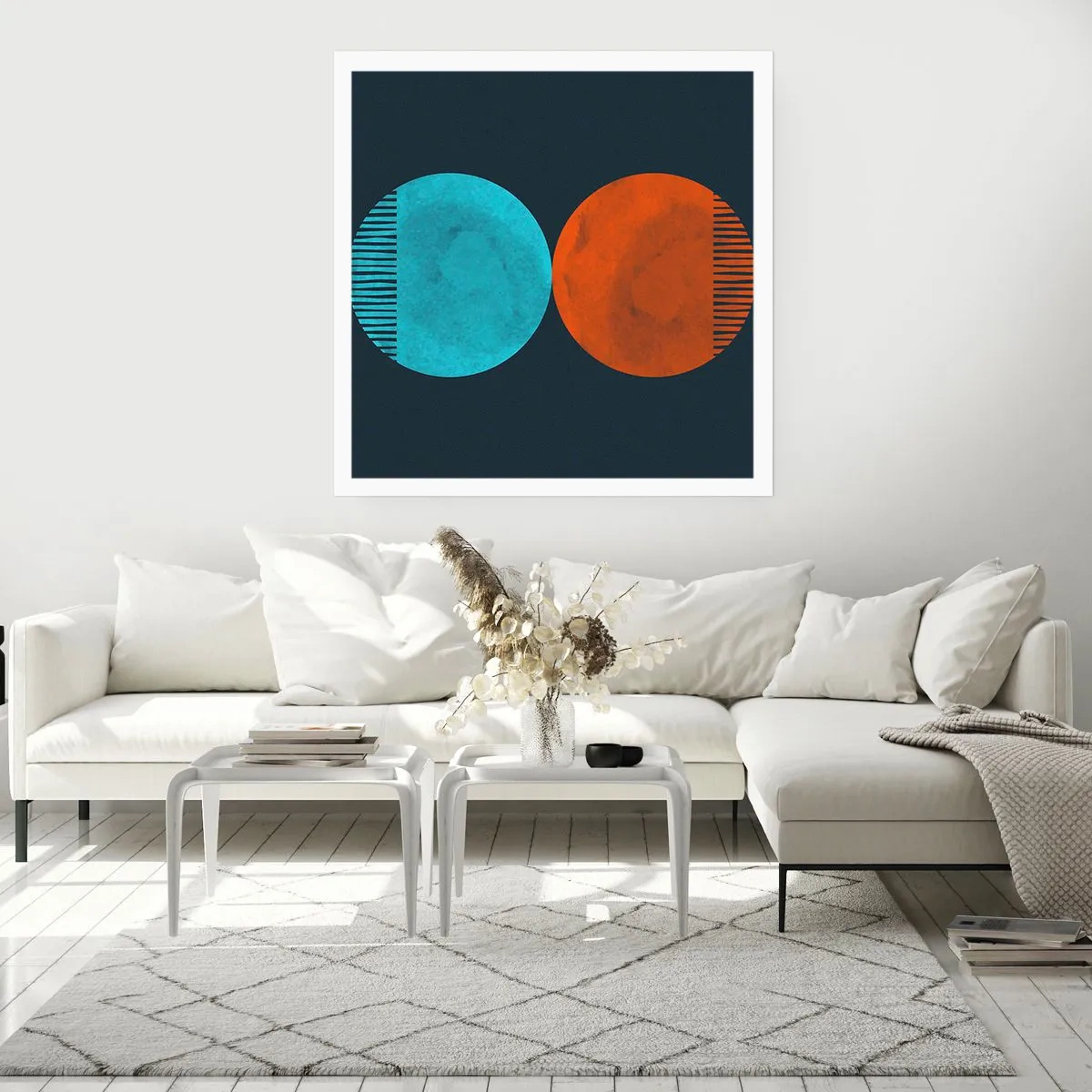 Affiche - Poster - Seulement la géométrie ? - 40x40 cm