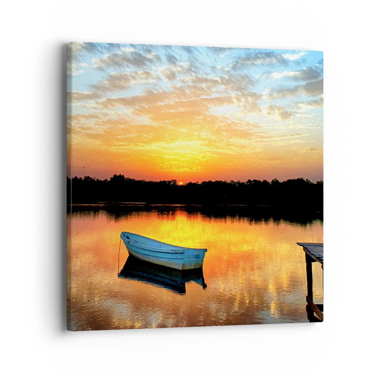 Impression sur toile - Image sur toile - Regardez, écoutez, méditez - 40x40 cm