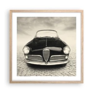 Affiche dans un chêne clair - Poster - Et alors! Tu ne m'aime pas? - 50x50 cm