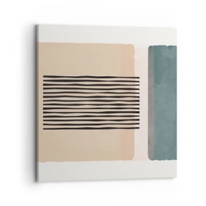 Impression sur toile - Image sur toile - Tout est en ordre - 70x70 cm