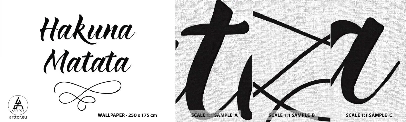 Échantillon de Papier Peint Premium Canvas - Le meilleur conseil - Typographie, Affirmation, Maxime - 100x30 cm