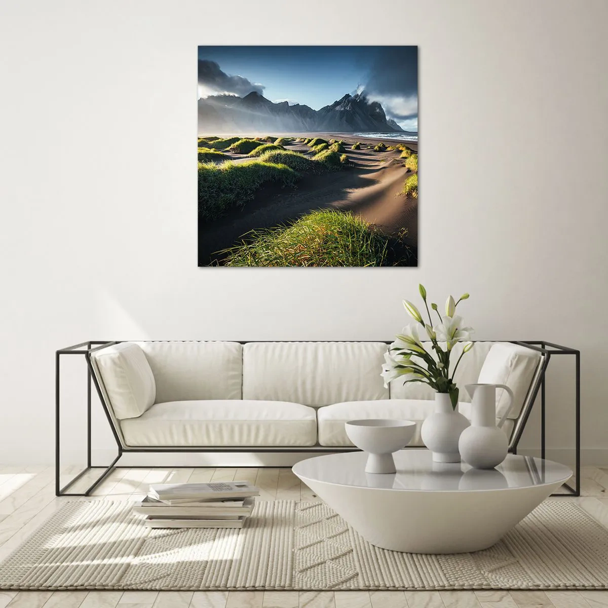 Impression sur verre - Image sur verre - Harmonie des éléments - 40x40 cm