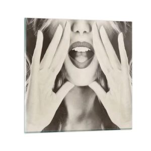 Impression sur verre - Image sur verre - J'arrive! - 30x30 cm