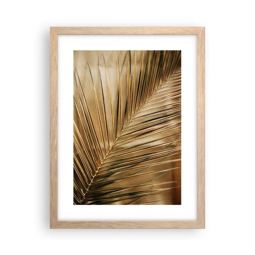 Affiche dans un chêne clair - Poster - Colonnade naturelle - 30x40 cm