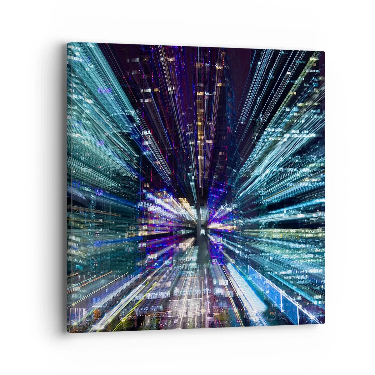 Impression sur toile - Image sur toile - Transition vers l'hyperespace - 40x40 cm