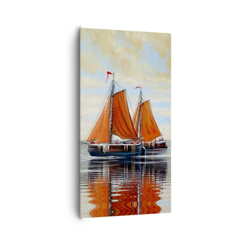 Impression sur toile - Image sur toile - He, navigue, marin - 65x120 cm