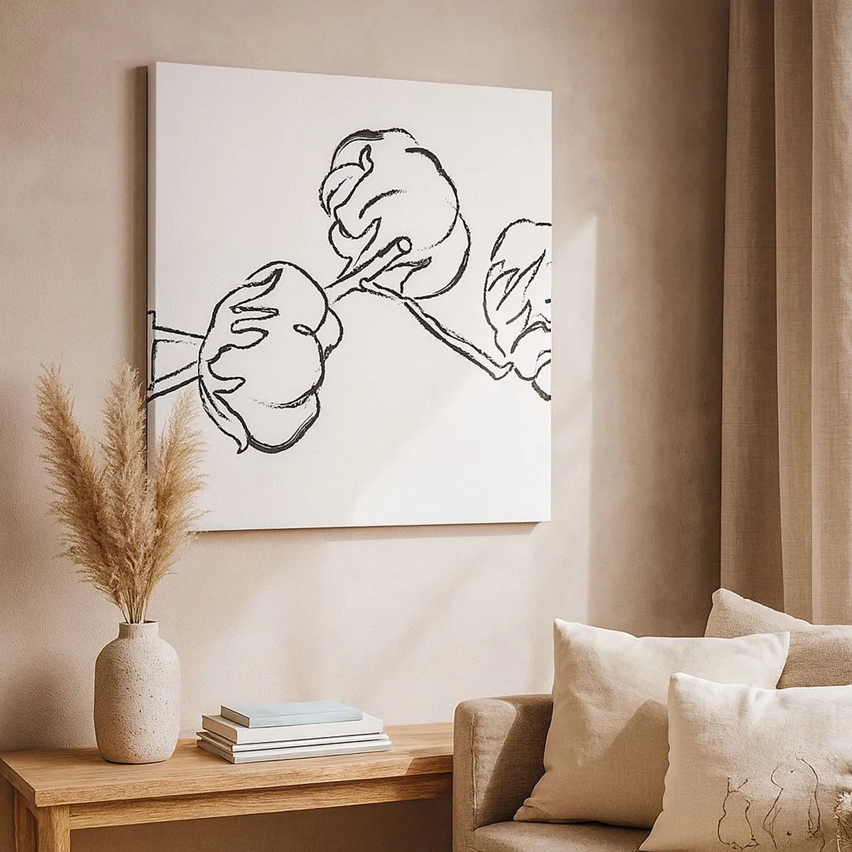 Impression sur toile - Image sur toile - Duvet de coton - 30x30 cm