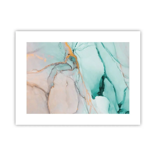 Affiche - Poster - Danse des formes et des couleurs - 40x30 cm