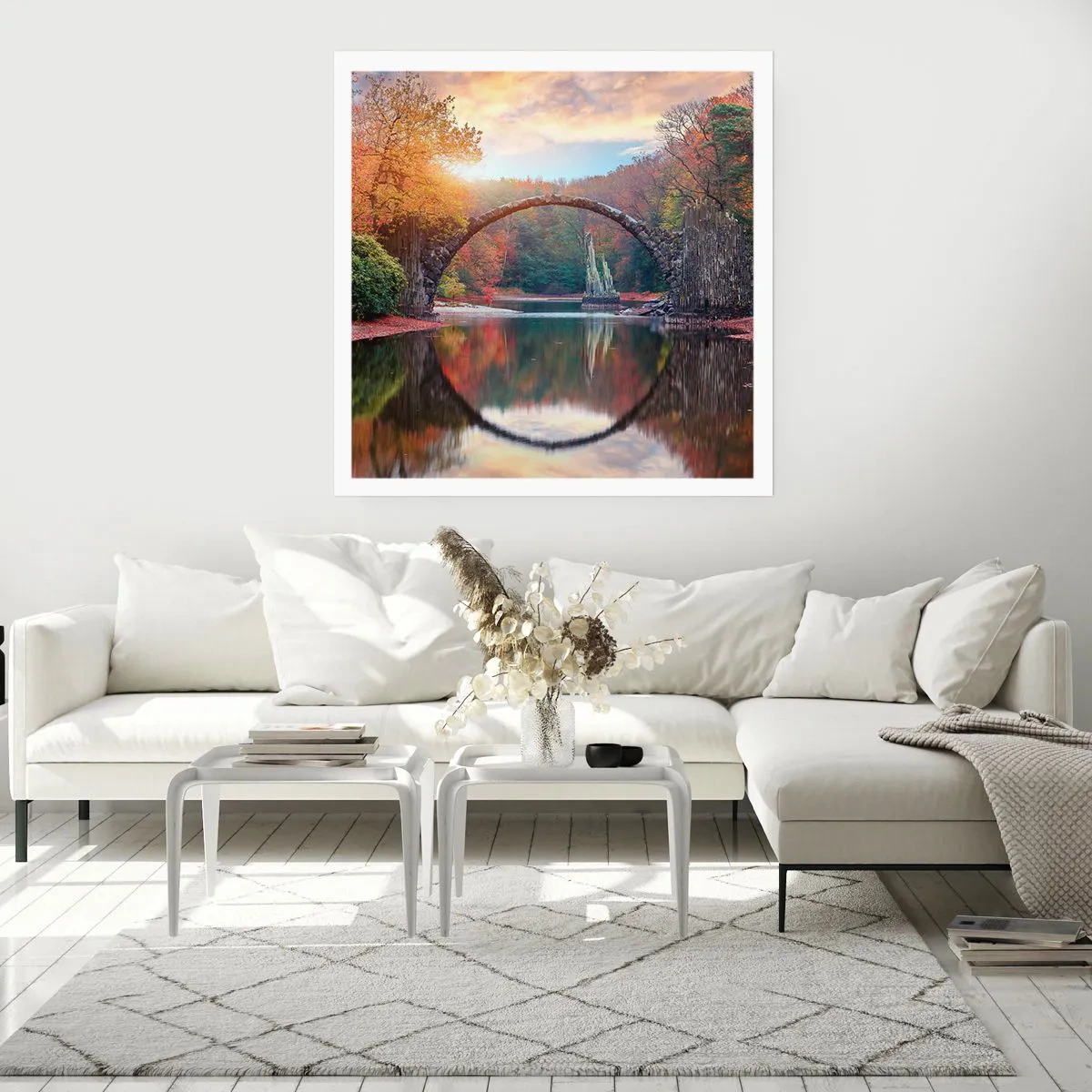 Affiche - Poster - De l'autre cote du miroir - 50x50 cm