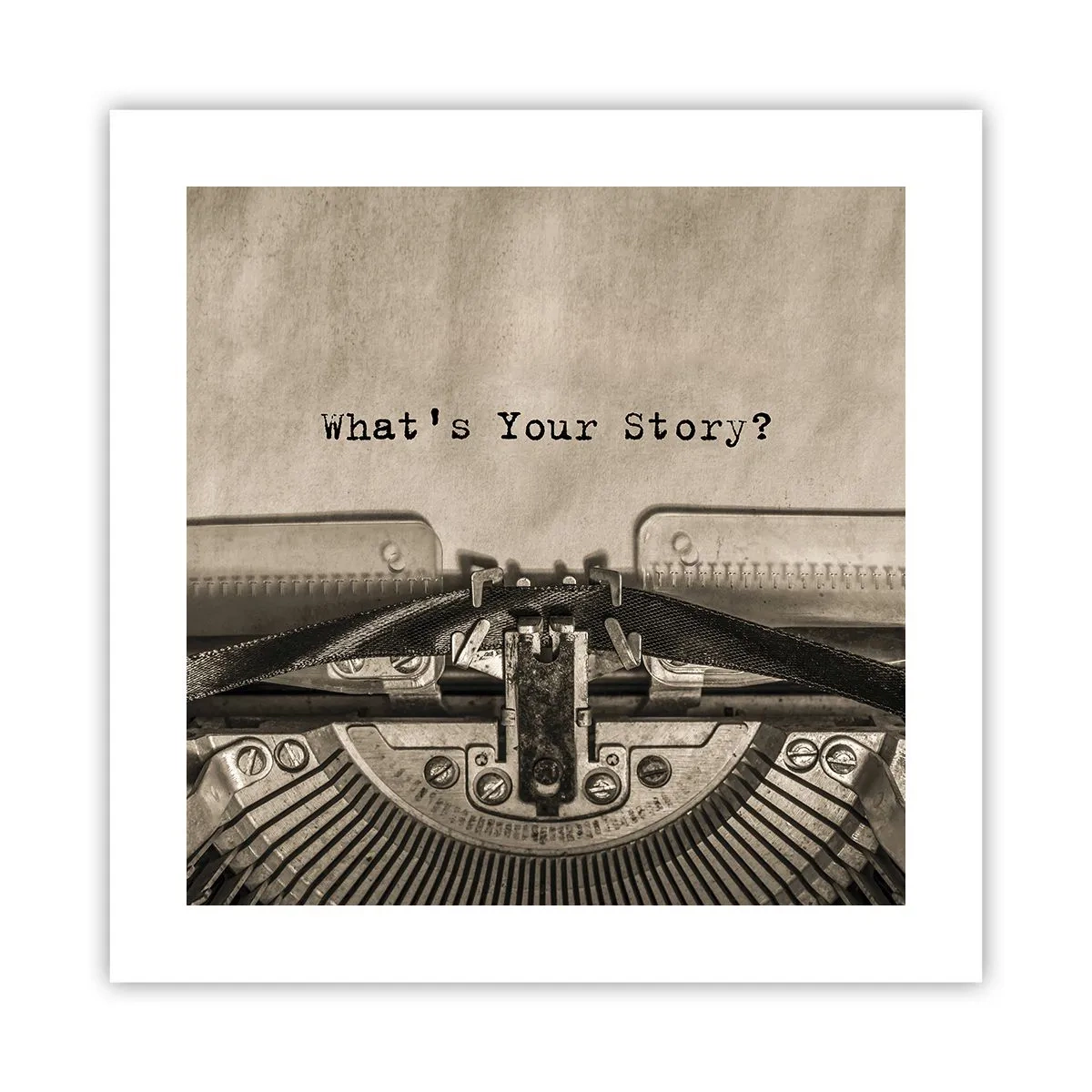 Affiche - Poster - Réponds-moi - 40x40 cm