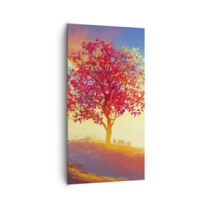 Impression sur toile - Image sur toile - Pèlerin à destination - 65x120 cm