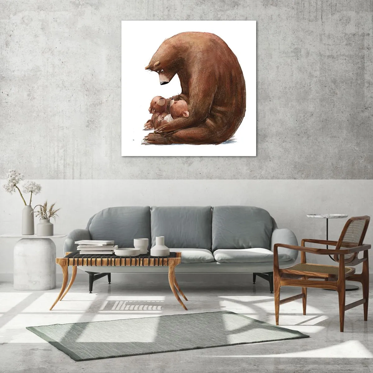 Impression sur verre - Image sur verre - Faites de beaux rêves les enfants - 70x70 cm