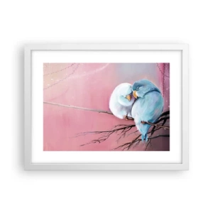 Affiche dans un cadre blanc - Poster - Que dire de plus?... - 40x30 cm