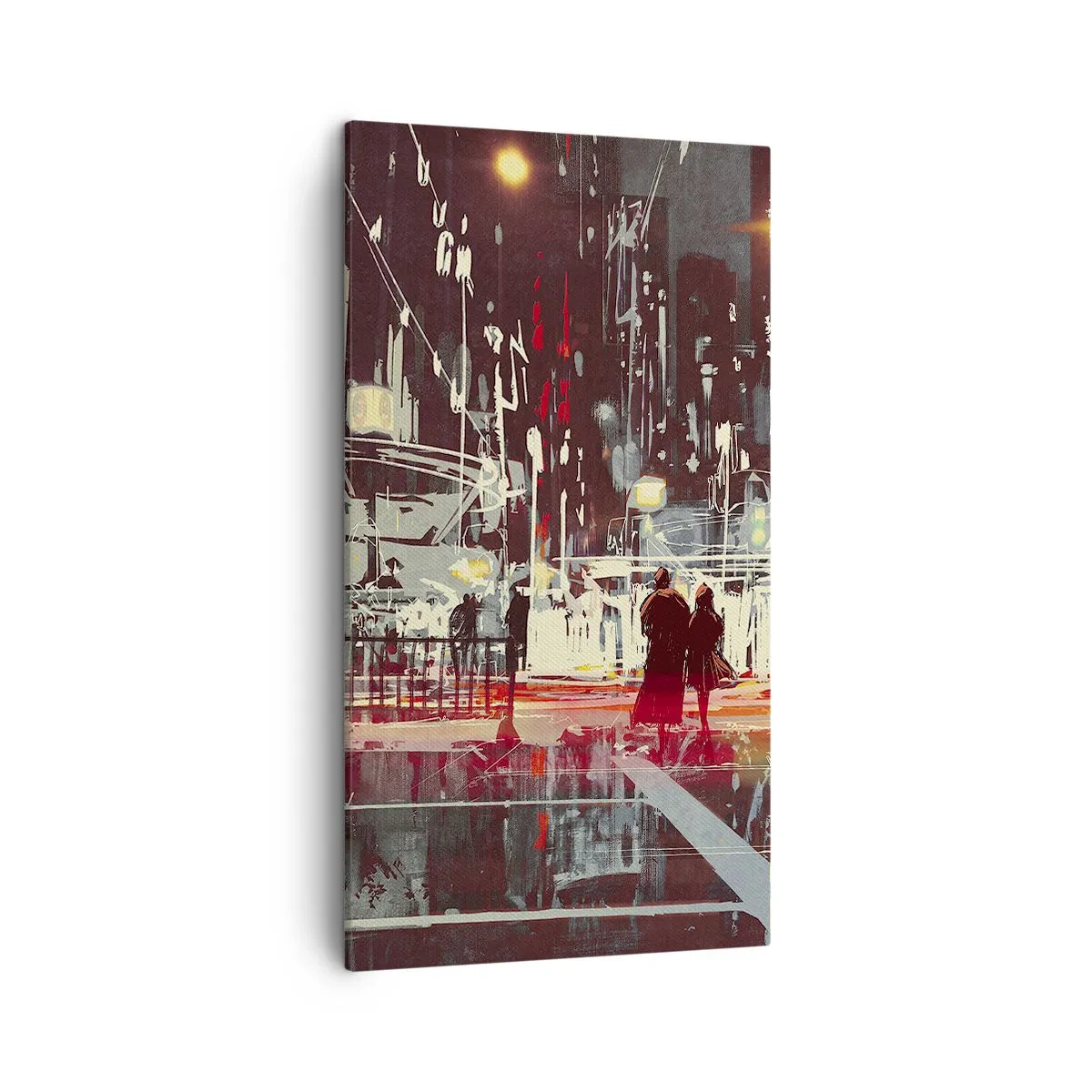 Impression sur toile - Image sur toile - Une grande traversée de ville - 45x80 cm