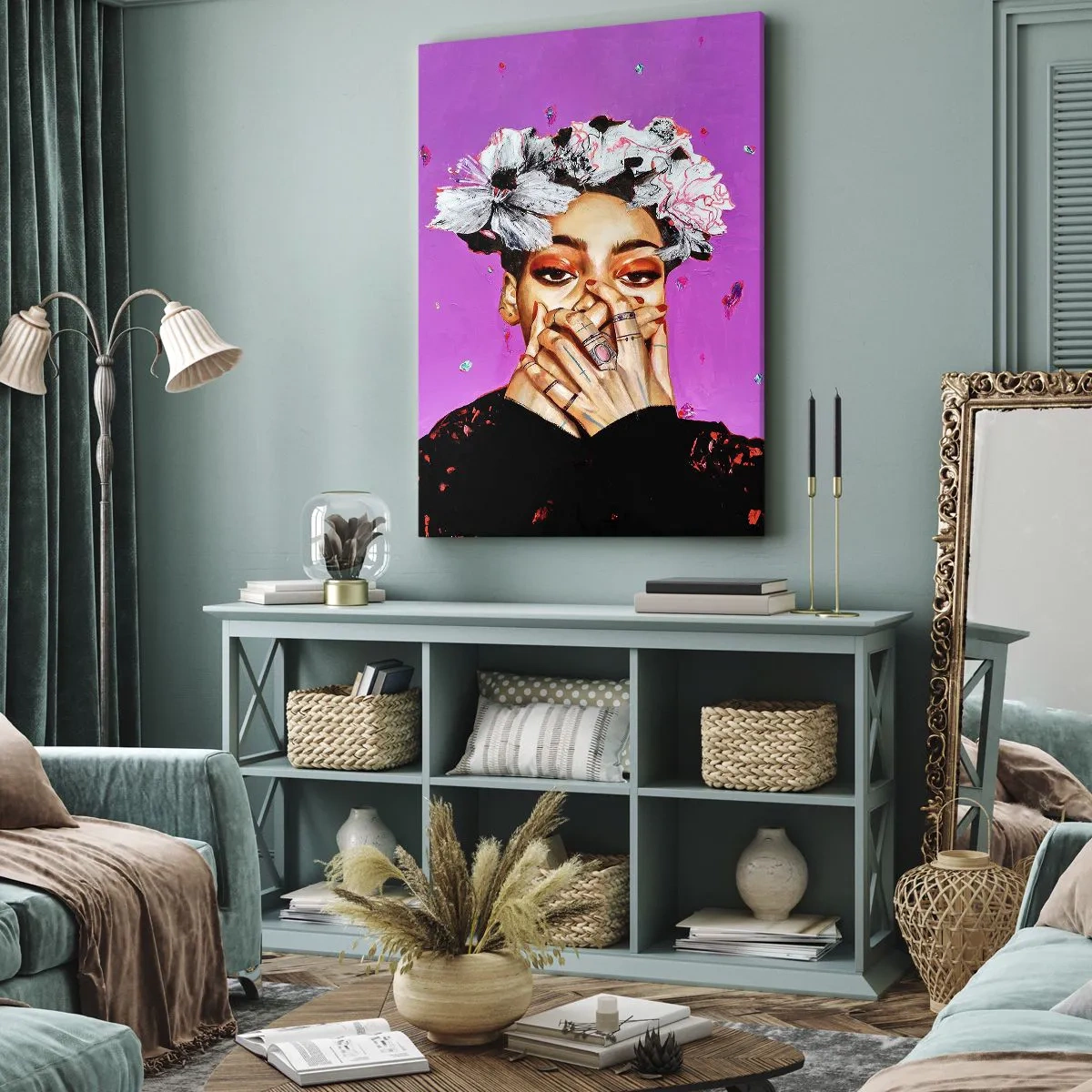 Impression sur toile - Image sur toile - Un peu fou - 70x100 cm