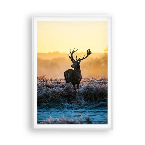 Affiche dans un cadre blanc - Poster - Couronné pour sa succession - 70x100 cm