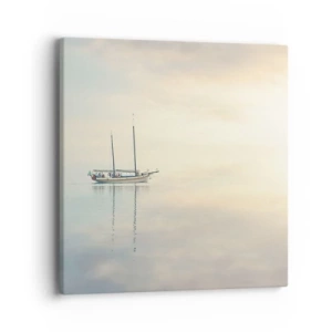 Impression sur toile - Image sur toile - Dans une mer de silence - 40x40 cm