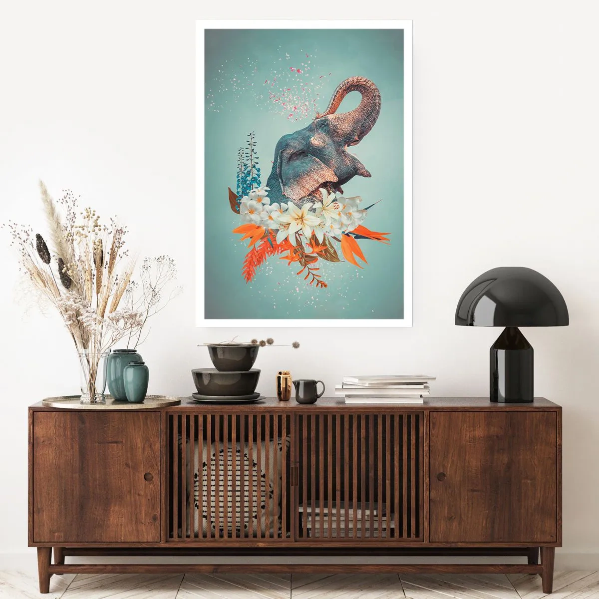 Affiche - Poster - Un rugissement de joie - 40x50 cm
