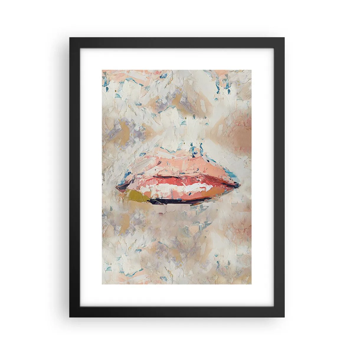 Affiche dans un cadre noir - Poster - Éveil la pensée - 30x40 cm