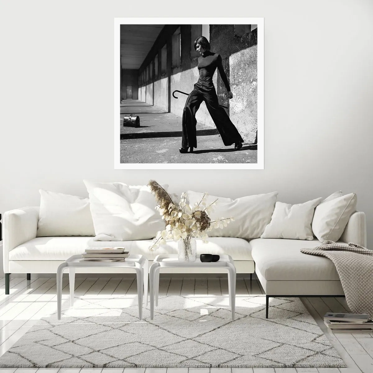 Affiche - Poster - Élégance urbaine - 40x40 cm