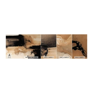 Échantillon de Papier Peint Autocollant Deluxe Sticker - Une abstraction intrigante - Abstraction, Fumée, Minimaliste - 100x30 cm