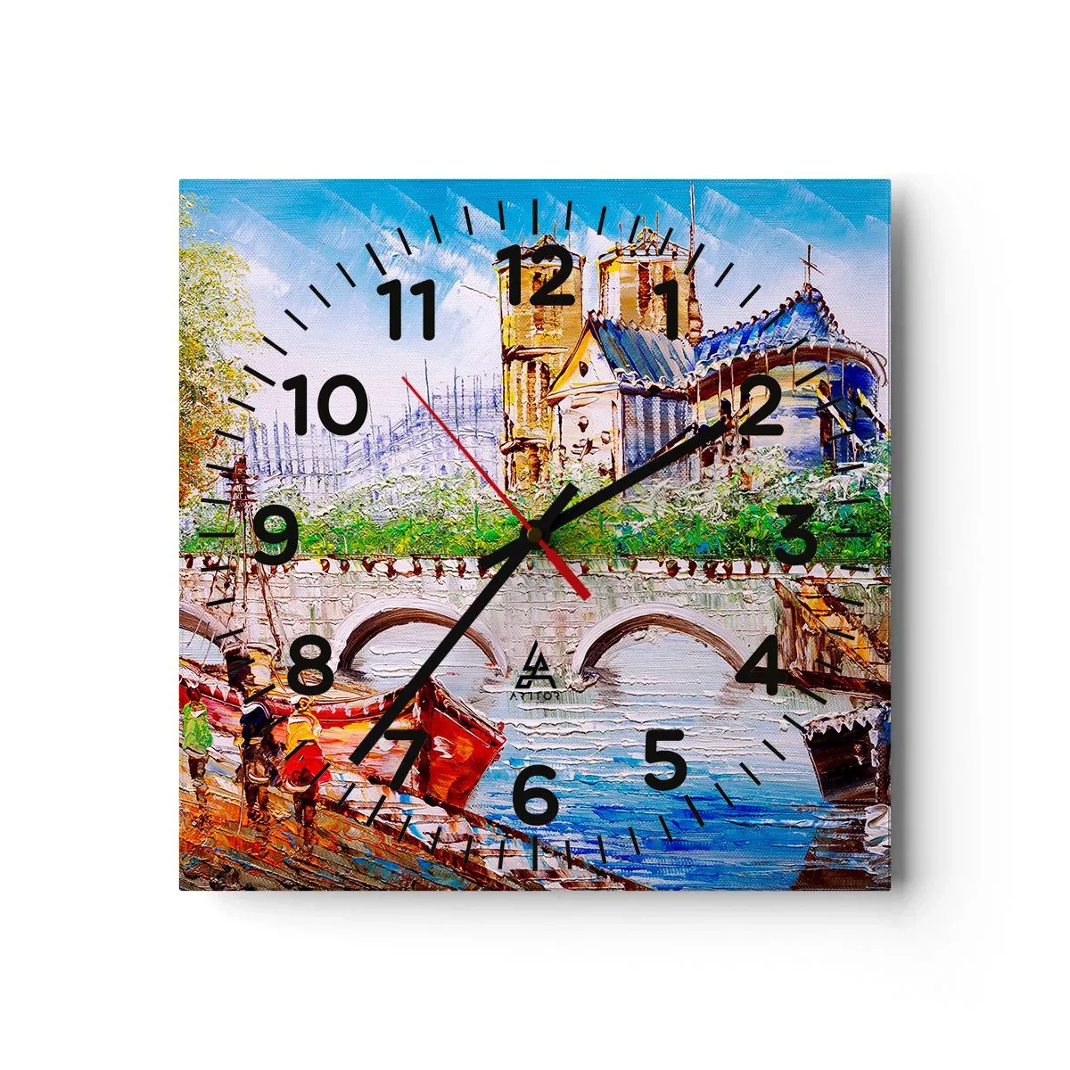 Horloge murale - Pendule murale - Leur temps ne passe jamais - 40x40 cm