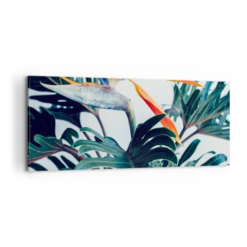 Impression sur toile - Image sur toile - Le buisson oiseaux - 100x40 cm
