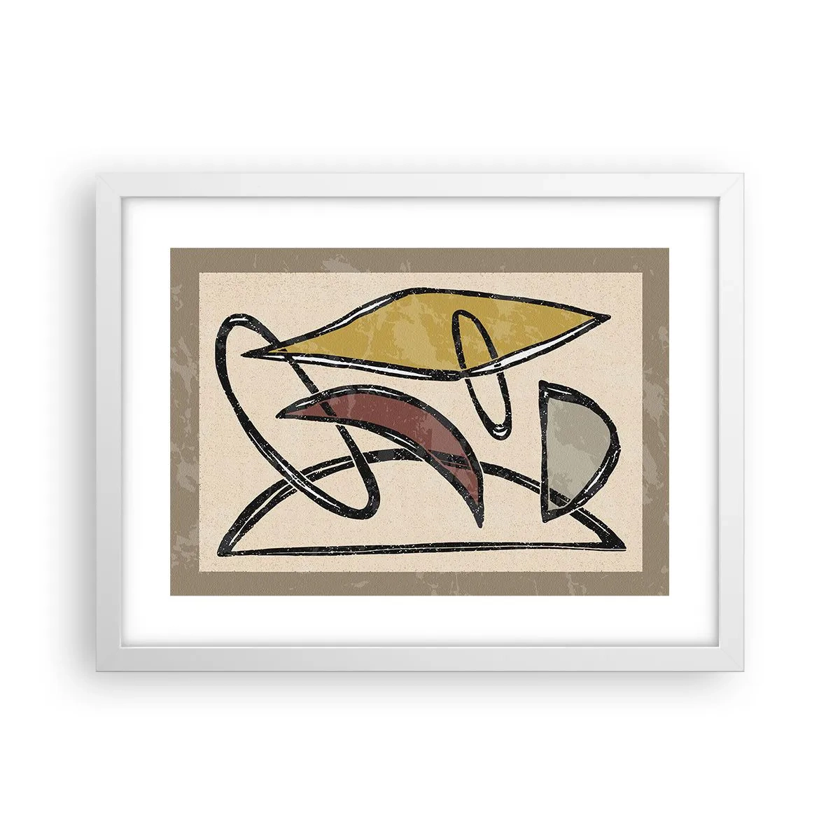 Affiche dans un cadre blanc - Poster - Verticales et horizontales - 40x30 cm