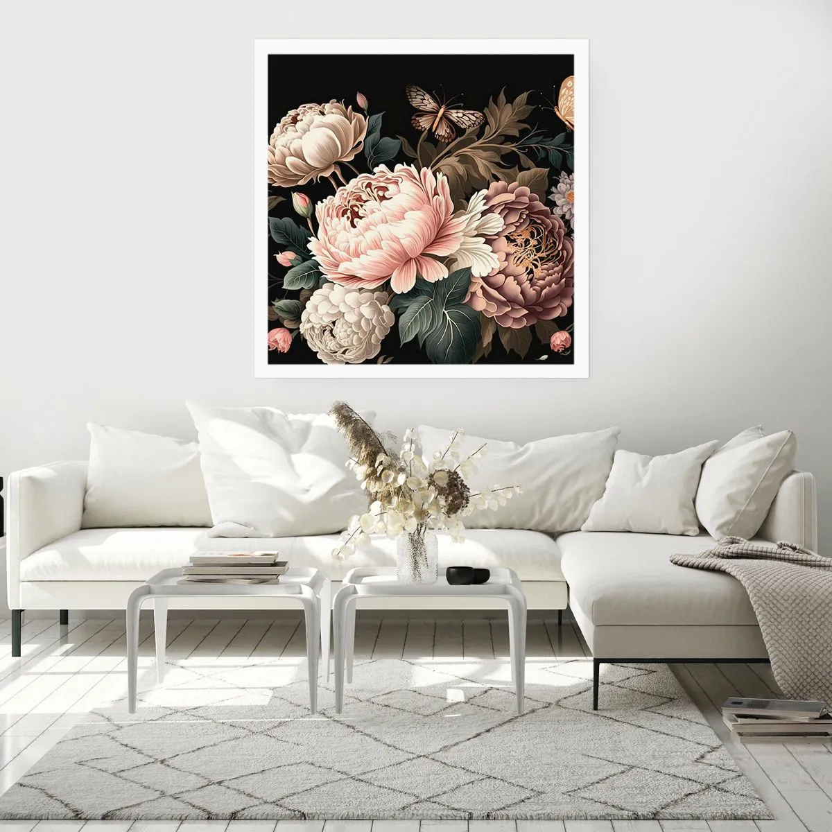 Affiche - Poster - De style baroque - 40x40 cm