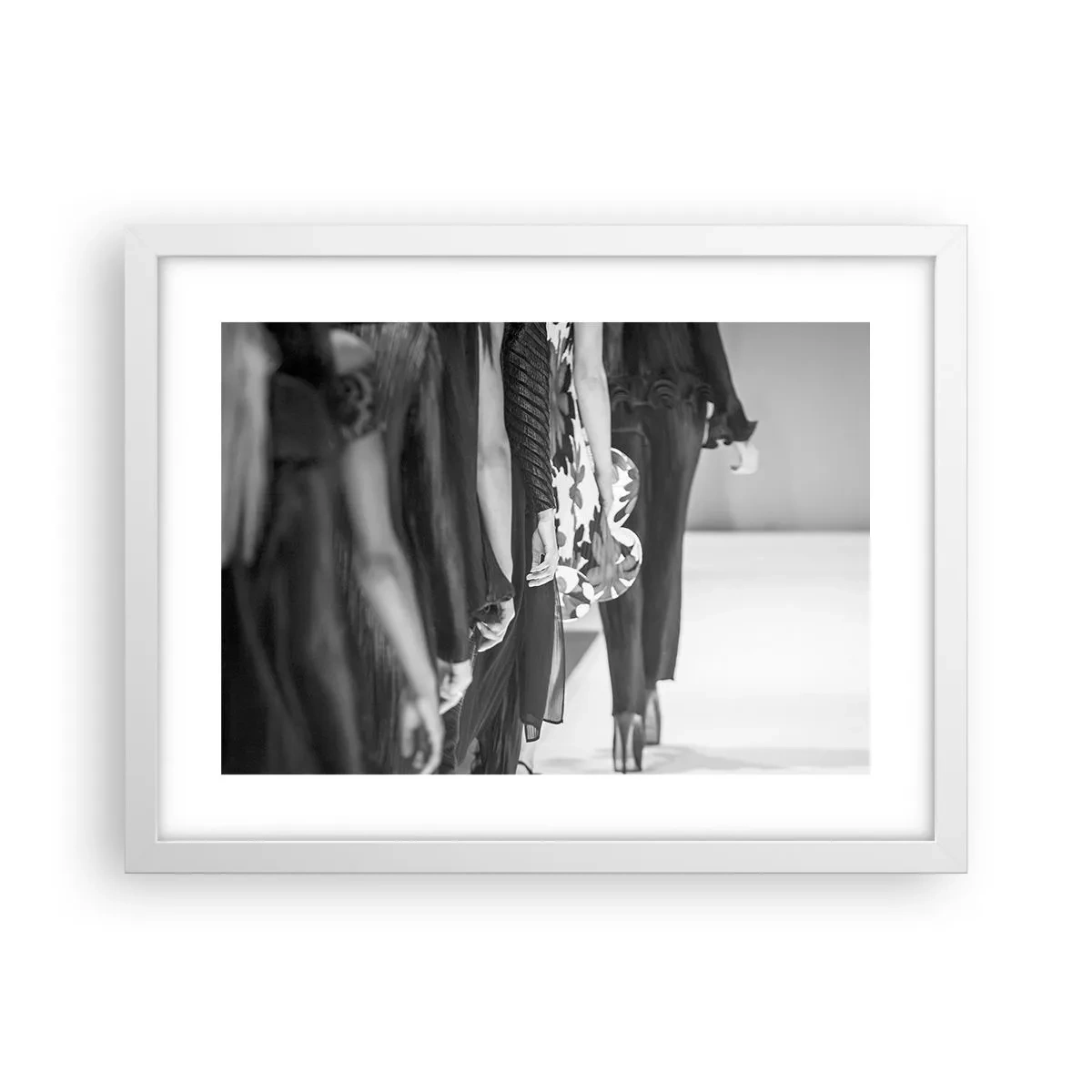 Affiche dans un cadre blanc - Poster - Un défilé stylé - 40x30 cm