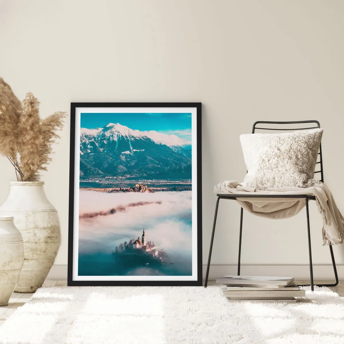 Affiche dans un cadre noir - Poster - Le début d'un conte de fées - 30x40 cm