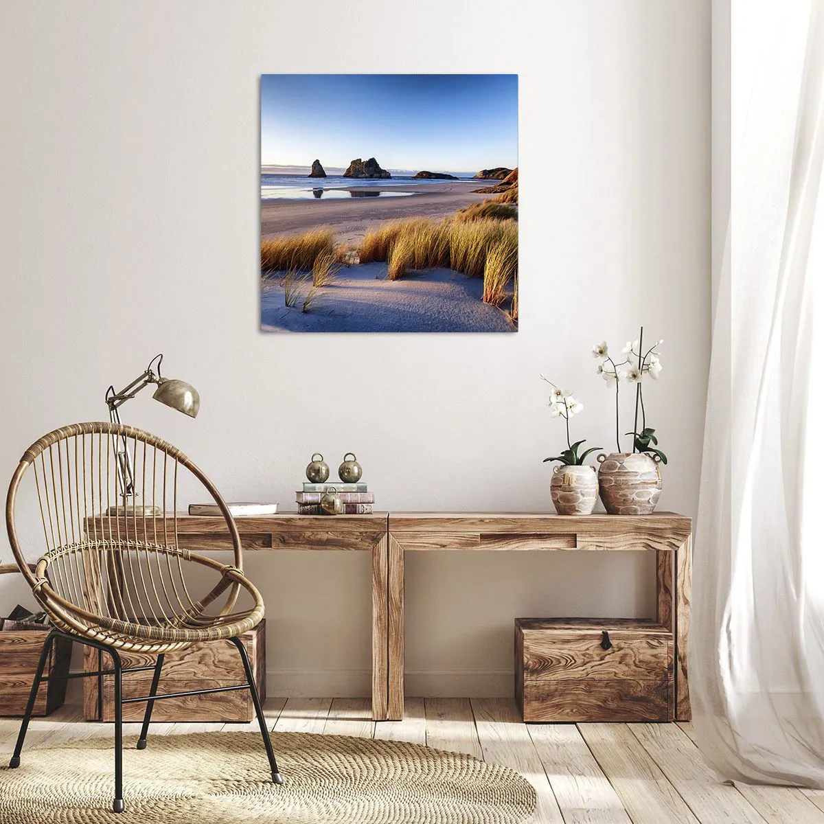 Impression sur toile - Image sur toile - Pour les chercheurs de paix - 50x50 cm