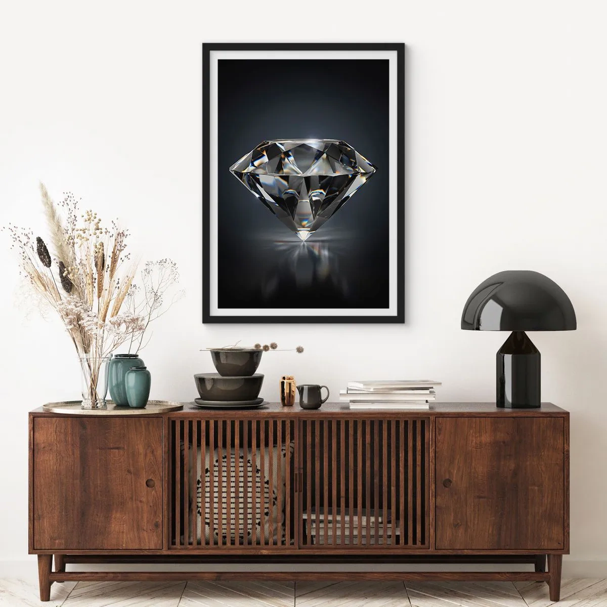 Affiche dans un cadre noir - Poster - La meilleure amie - 61x91 cm