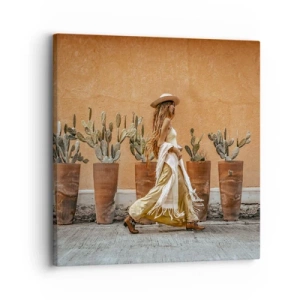 Impression sur toile - Image sur toile - Style hippie - 30x30 cm