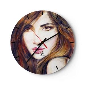 Horloge murale - Pendule murale - Un sou pour vos pensées - 40x40 cm