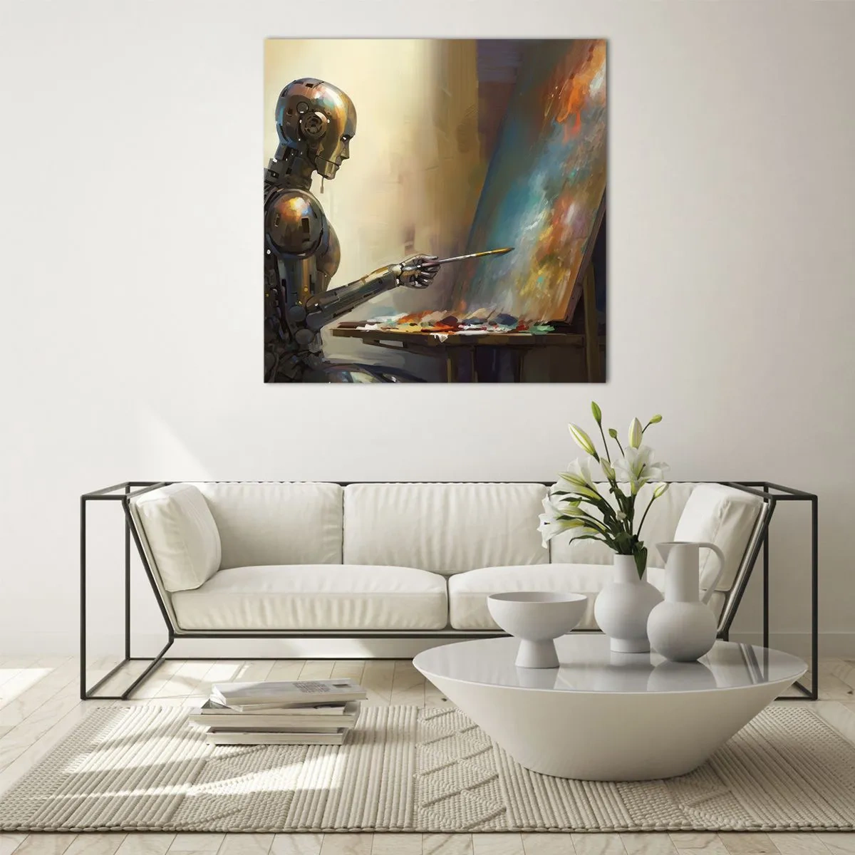 Impression sur verre - Image sur verre - L'art du futur - 40x40 cm