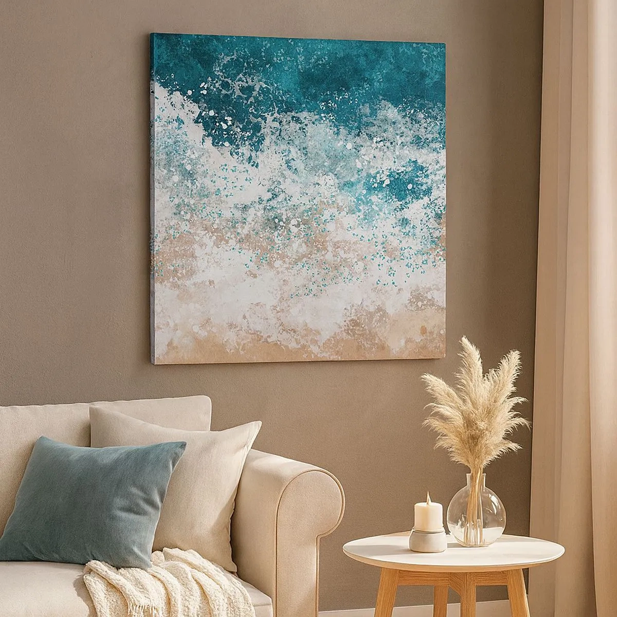 Impression sur toile - Image sur toile - Histoires de la mer - 30x30 cm