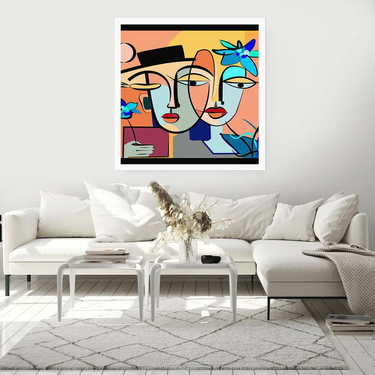 Affiche - Poster - Le Rendez-vous de Picasso - 30x30 cm