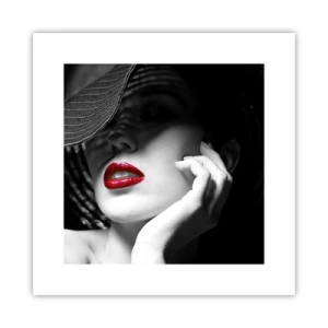 Affiche - Poster - Étude écarlate - 30x30 cm