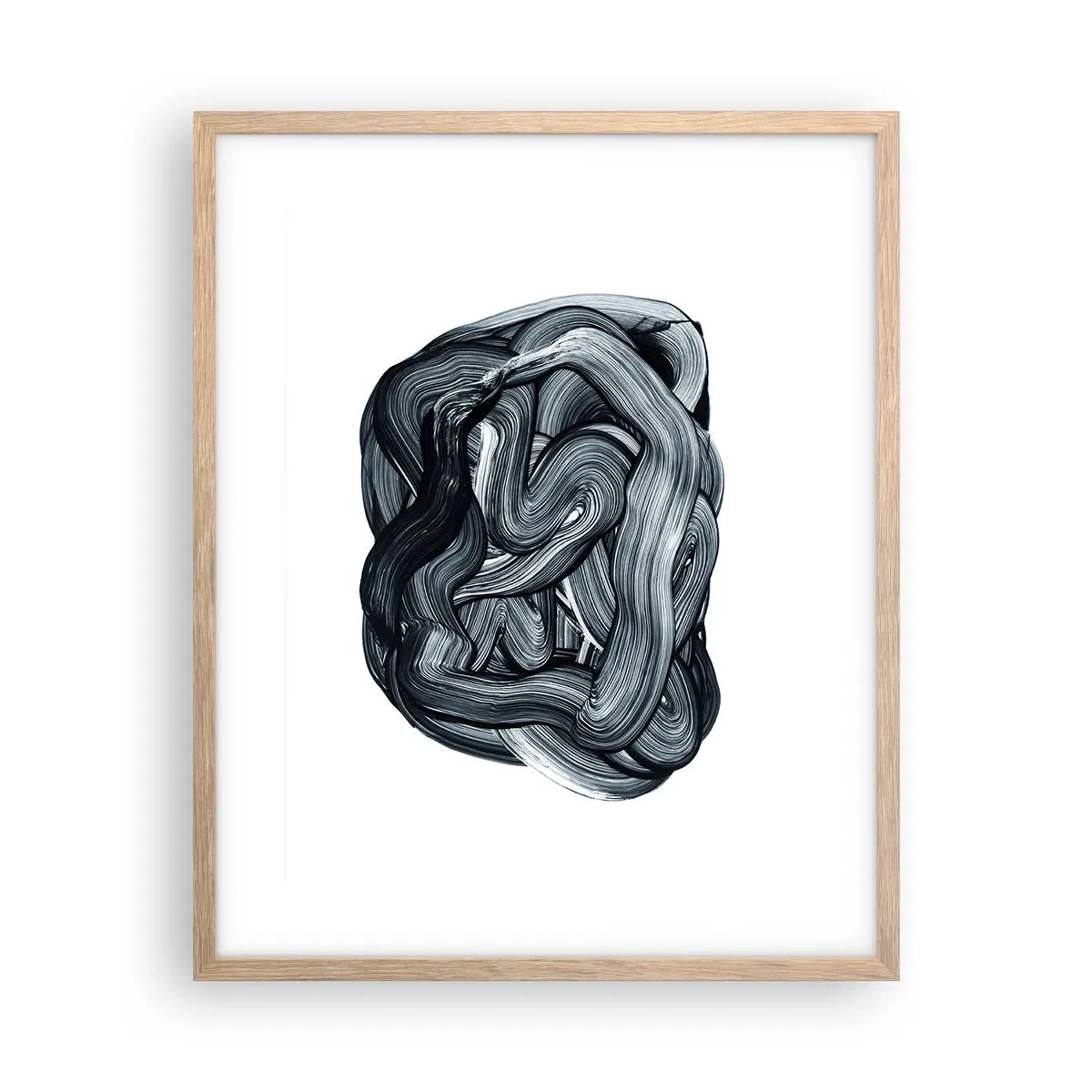 Affiche dans un chêne clair - Poster - Ce n'est pas si simple - 40x50 cm