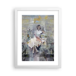 Affiche dans un cadre blanc - Poster - Classique et moderne - 30x40 cm