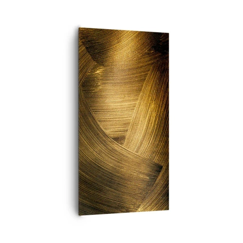 Impression sur toile - Image sur toile - Dans un labyrinthe en or - 65x120 cm