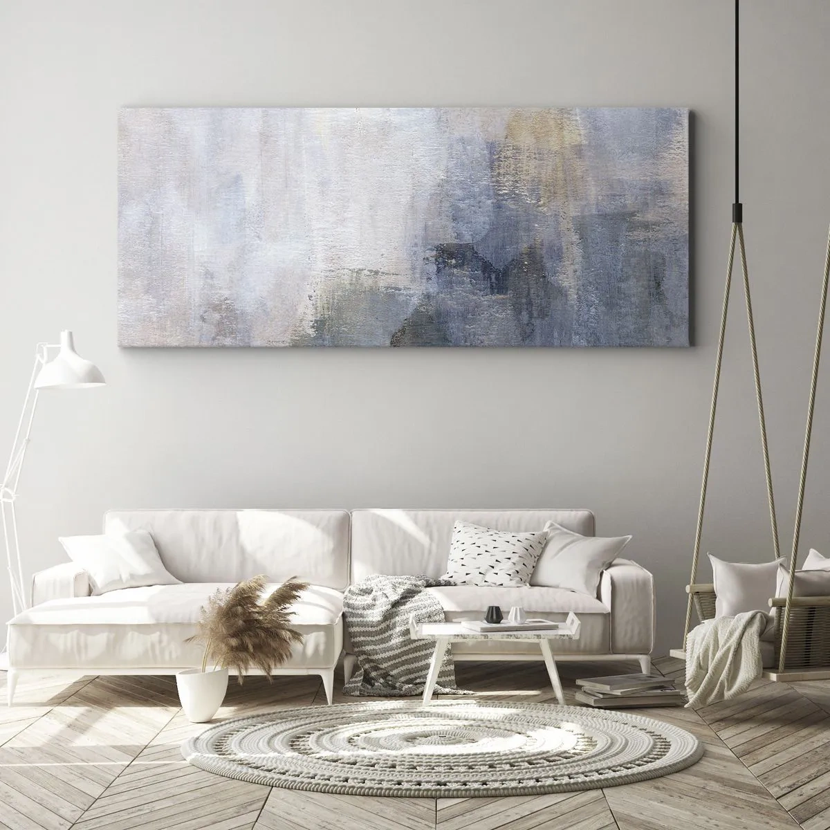 Impression sur toile - Image sur toile - Tonalités et accords de couleur - 100x40 cm